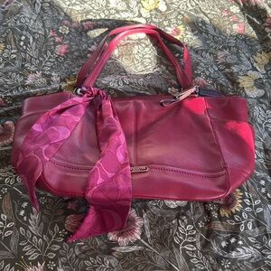 Red coach purse